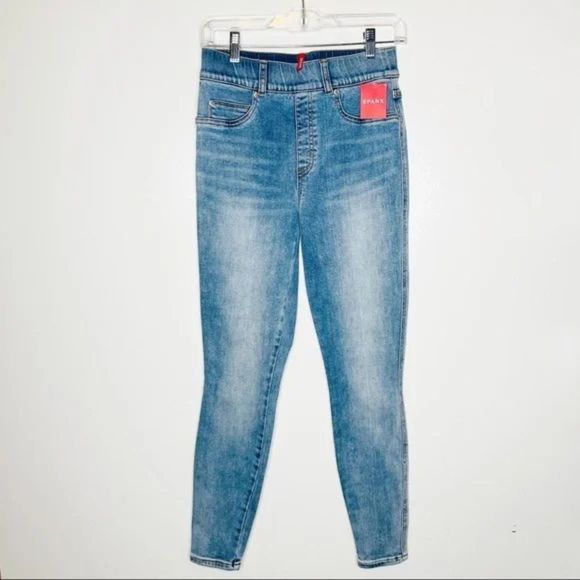 SPANX Skinny Jeans - High waisted -NWT - Light Blue- Size: SP - Picture 2 of 7